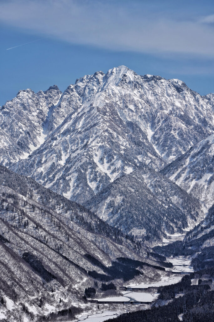 雪の修験裏参道